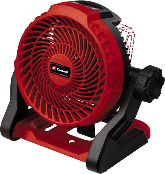 Einhell Ventilatore a batteria GE-CF 18/2200 Li-Solo Power X-Change (18 V, agli ioni di litio, 3 velocità, testata con rotazione a 360°, consegna senza batteria e senza caricabatterie)