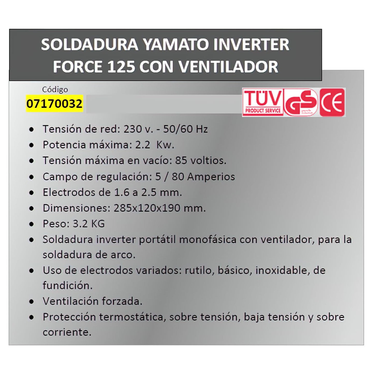 Telwin 815872 Saldatrice ad arco AC/DC