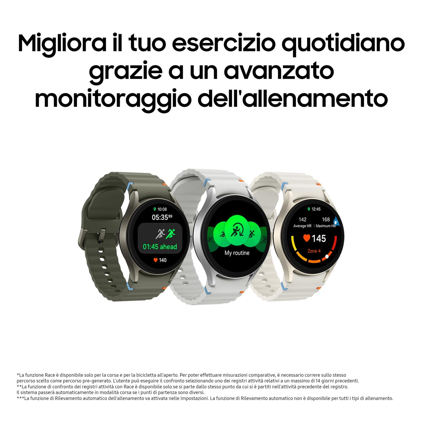 Samsung Galaxy Watch7 Smartwatch Galaxy AI, Analisi del Sonno, Controllo con doppio avvicinamento di dita, Batteria a lunga durata, GPS, BT, Ghiera Touch in Alluminio 40mm Cream [Versione italiana]