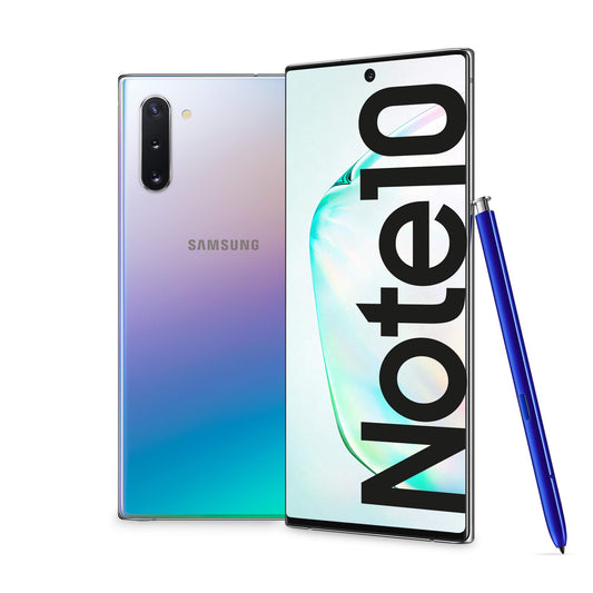 Samsung Galaxy Note10 Smartphone, Display 6.3" Dynamic AMOLED, 256 GB Espandibili, SPen Air Action, RAM 8 GB, Batteria 3.500 mAh, 4G, Dual SIM, Android 9 Pie, Aura Glow