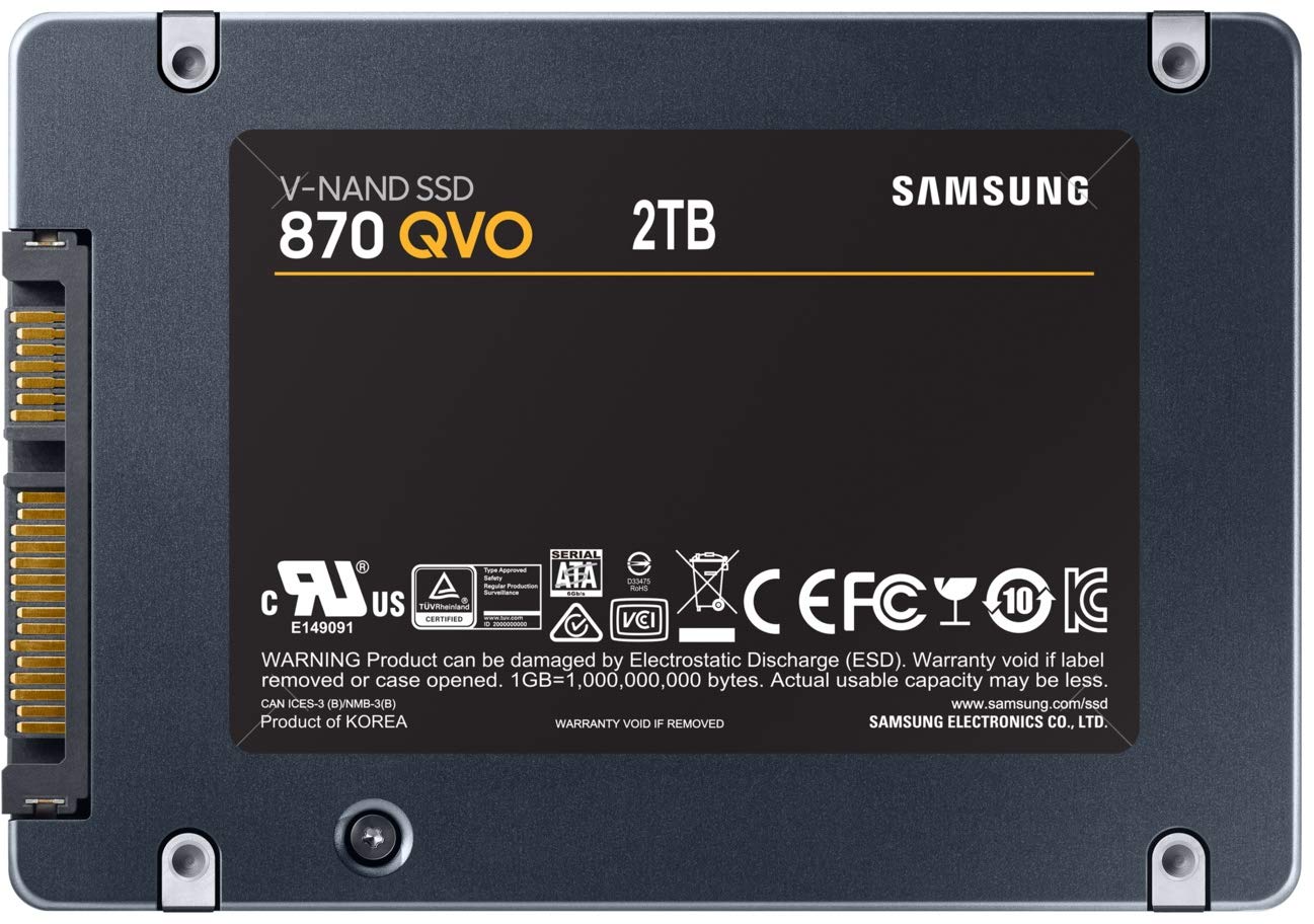 SAMSUNG Disco Rigido Marca Modello SSD 2.5" 2TB SATA3 870 QVO