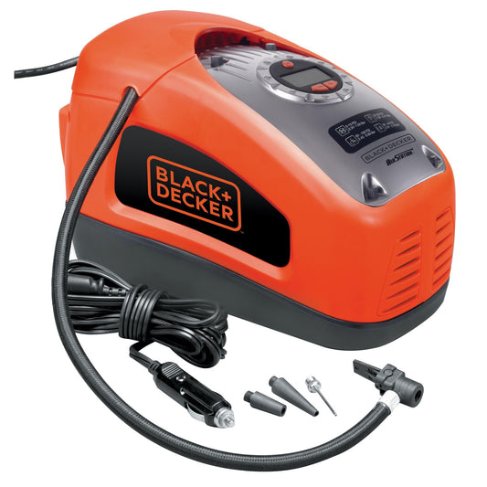 BLACK+DECKER, Compressore portatile 11 BAR. ASI300-QS