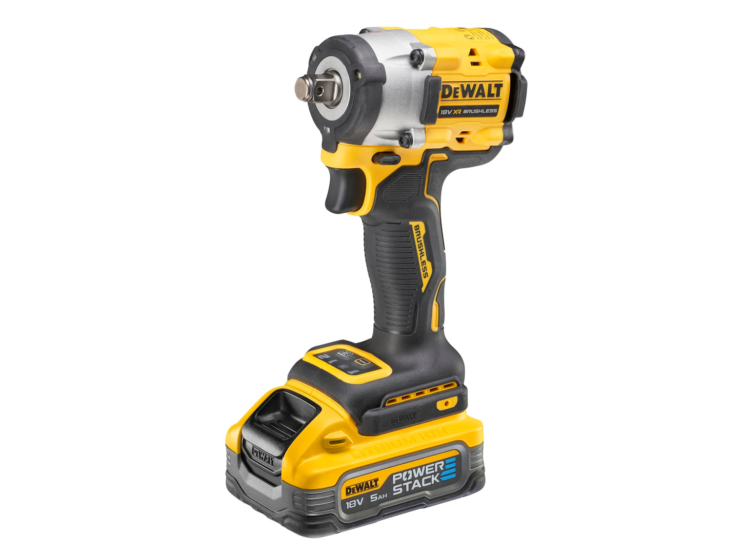 Dewalt Powerstack - Avvitatore a impulsi da 18 V 1/2 IN 5 Ah