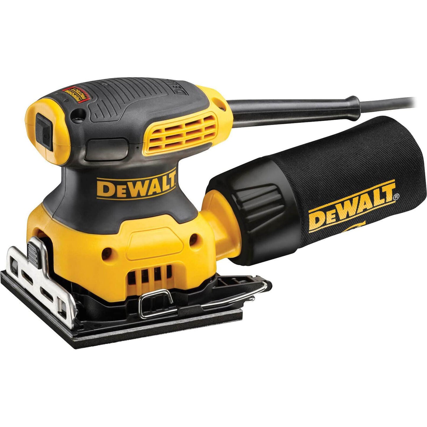 DEWALT Levigatrice orbitale DWE6411-GB 240 V 1/4 Foglio - Giallo/Nero