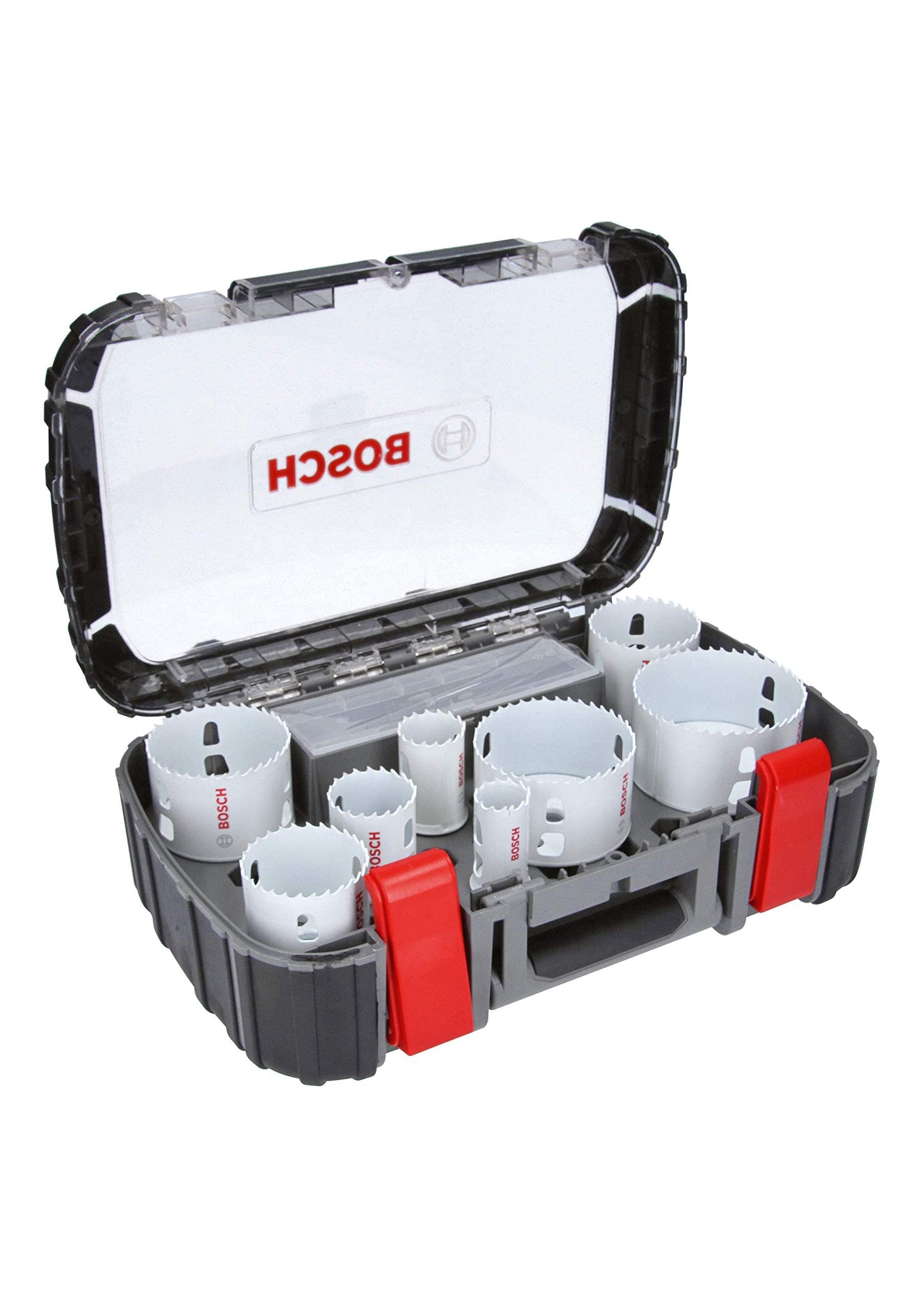 Bosch Professional Set da 11 pz. Seghe a Tazza Progressor for Wood & Metal (per Elettricista, Ø 25-86 mm, Accessorio per Foratrice)