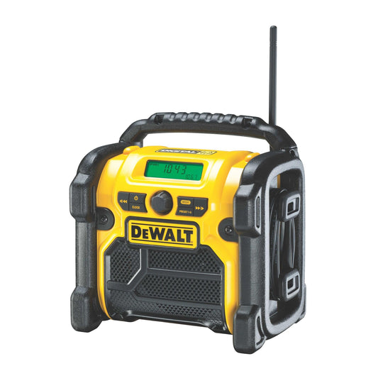 DEWALT Radio Stereo digitale FM e DAB+ (digital audio broadcasting), DCR020-QW