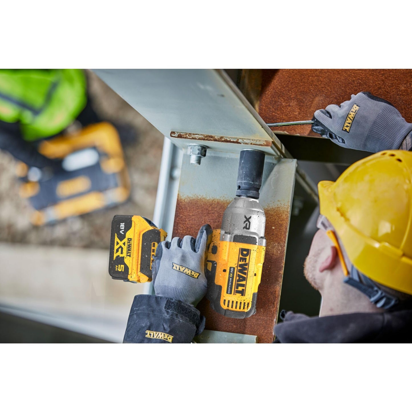 Dewalt Dcf900N-Xj 18V Xr Avvitatore a Percussione Hog Ring High Senza Spazzole da 1/2", Unità Nuda