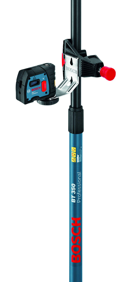 Bosch Professional Asta Telescopica per Laser e Livelle BT 350 (Altezza: 140–350 cm, 3 sezioni)