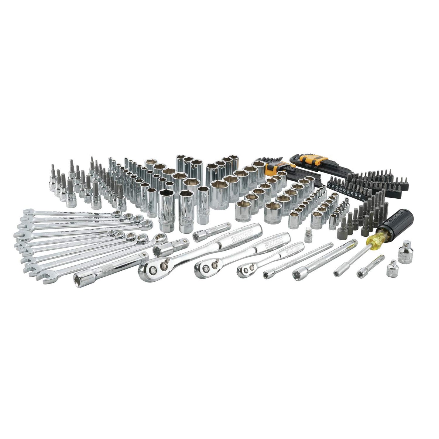 DEWALT Set di 200 chiavi a bussola metriche/SAE con custodia (DWMT75000)