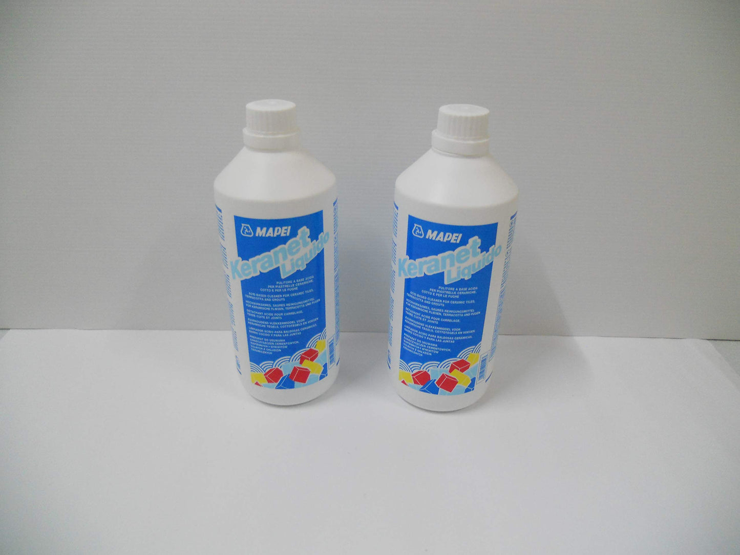 Mapei Keranet Pulitore Liquido Piastrelle Ceramiche Flaconi Kg 1- Pz 2