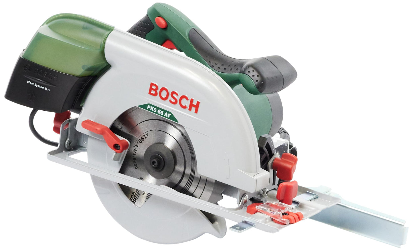 Bosch Pks 66 Af Sega Circolare, Lama, Binario Di Guida, Confezione In Cartone, 1600 Watt, Verde, ‎46 X 34 X 28.5 Cm, 5.4 Kg