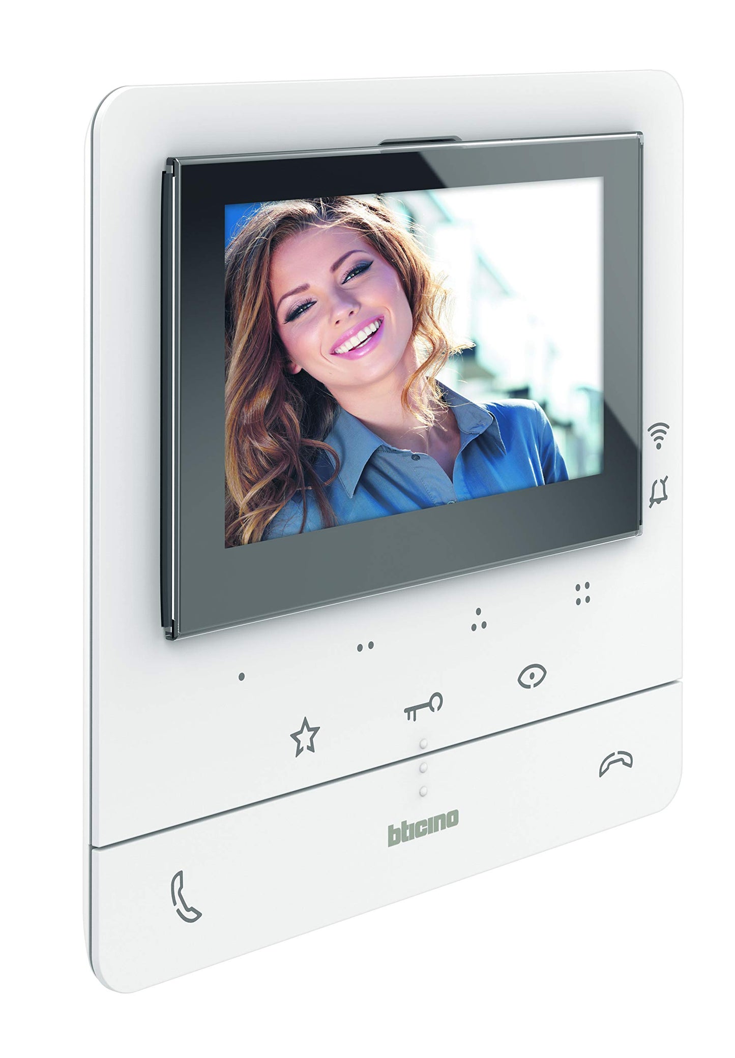 Bticino 344932 Video House Station Classe 100X16E con Connessione WiFi 7 Pollici Touchscreen per Estensione per Casa Bifamiliare Bianco