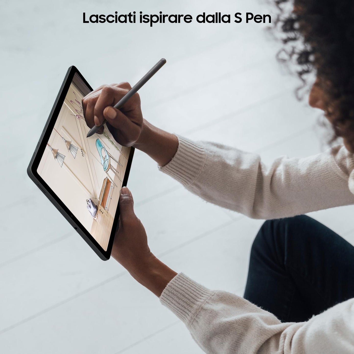 Samsung Galaxy Tab S6 Lite (2024), S Pen, Tablet, 10.4 Pollici Touchscreen LCD TFT, Wi-Fi, RAM 4 GB, 128 GB espandibili, Batteria 7040 mAh, Tablet Android 14 Oxford Gray [Versione italiana] 2024