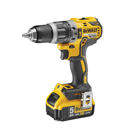 DEWALT DCD796P2-QW Trapano Avvitatore - 2 Velocita’ 18V Motore Brushless Mandrino Autoserrante In Metallo 1.5-13Mm.