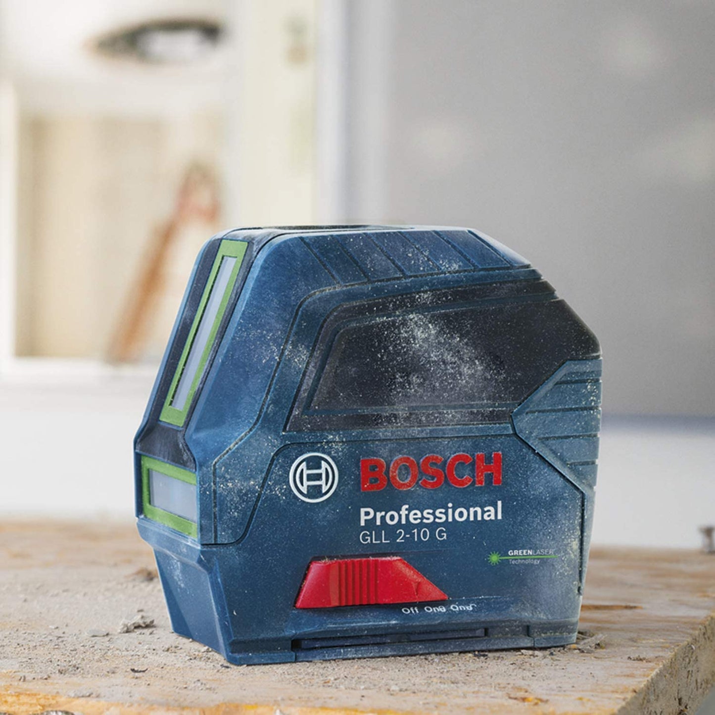 Bosch Professional Livella laser GLL 2-10 G (laser verde, raggio d'azione: fino a 10 m, 3 batterie AA, sacchetto) – Amazon Exclusive