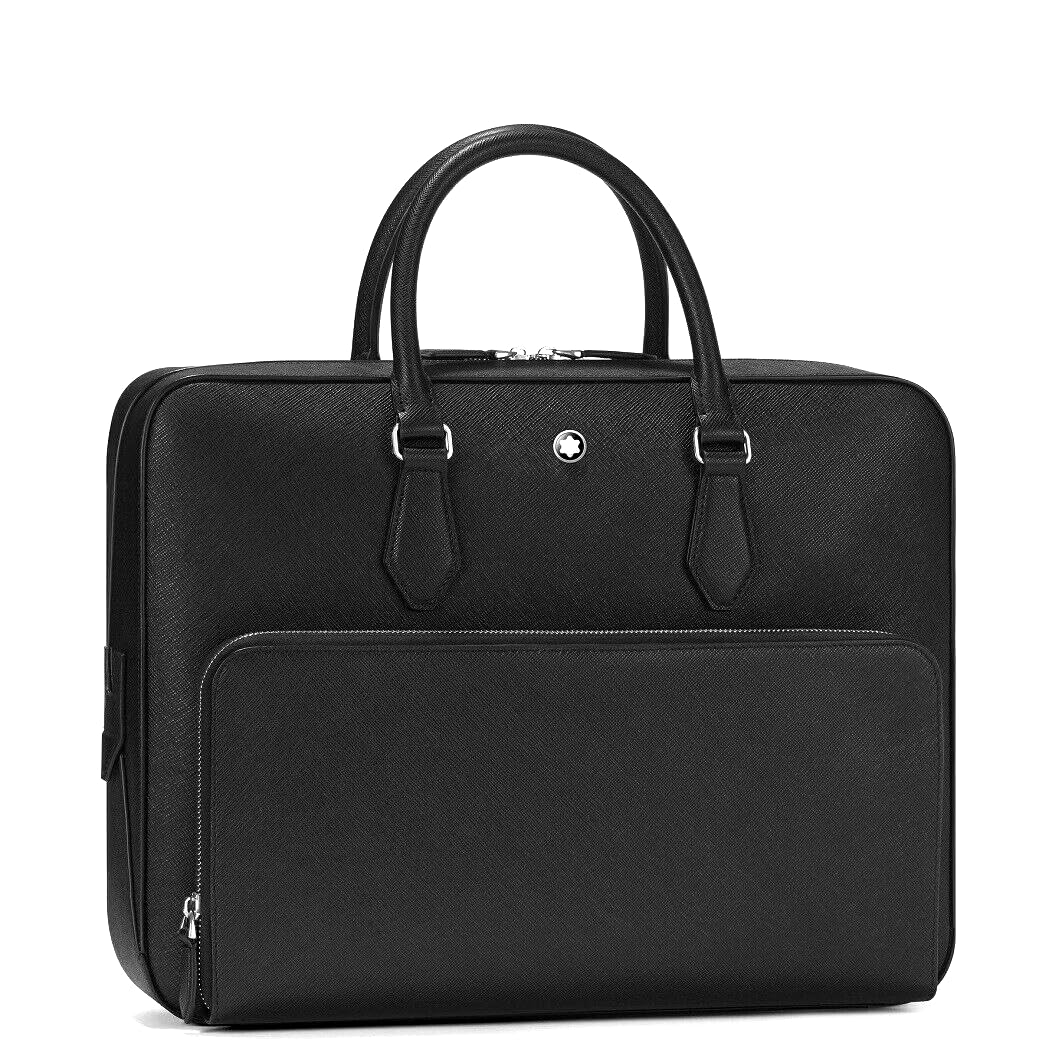 MONTBLANC MB Sartorial Document Case Medium BK, Portadocumenti Unisex-Adulto, Nero, Taglia Unica