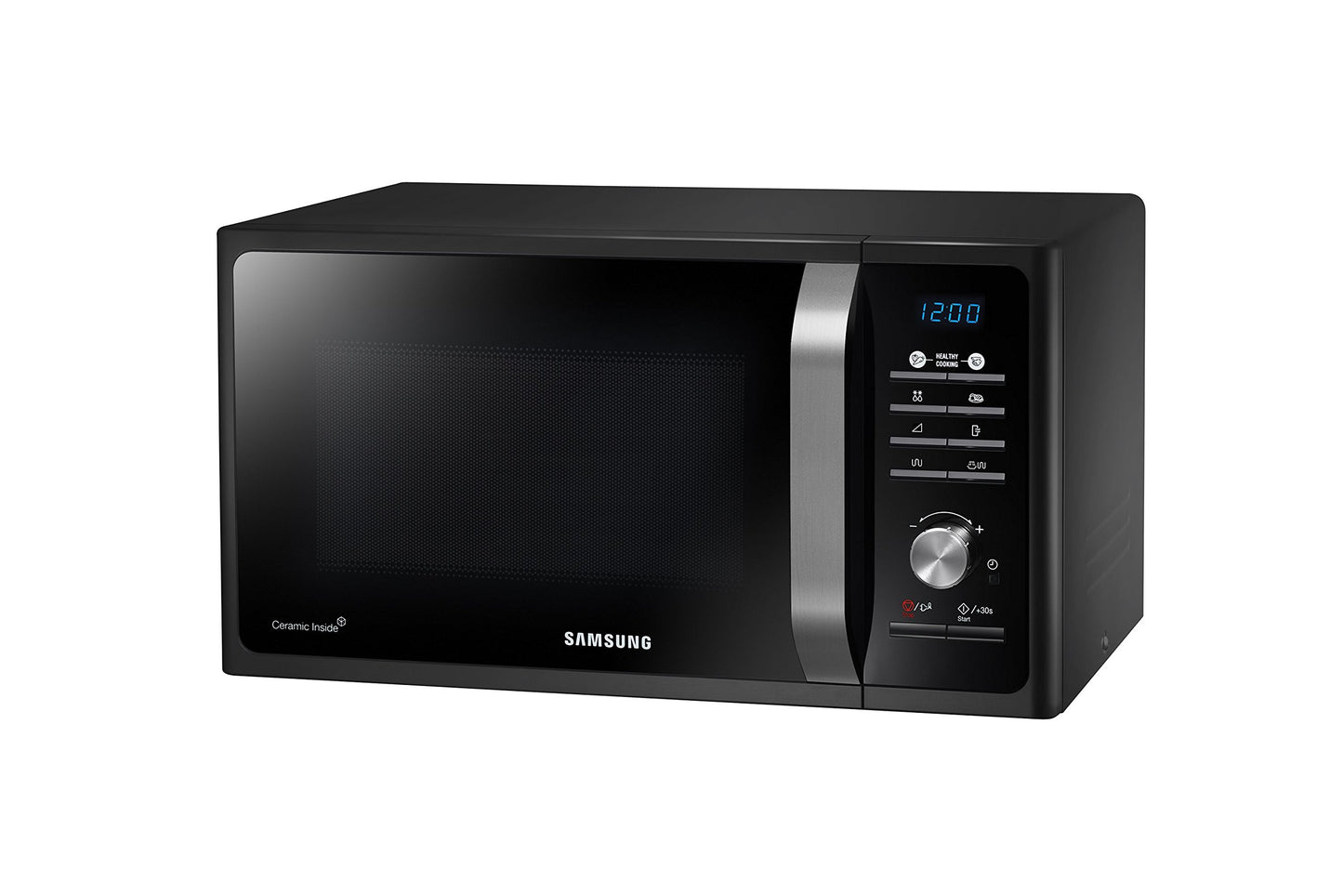 Samsung MG23F301TCK/ET Forno a Microonde Grill a libera installazione Healthy Cooking, Microonde + Grill 800 W + 1200 W, 23 L, Nero, 48.9 x 27.5 x 39.2 cm