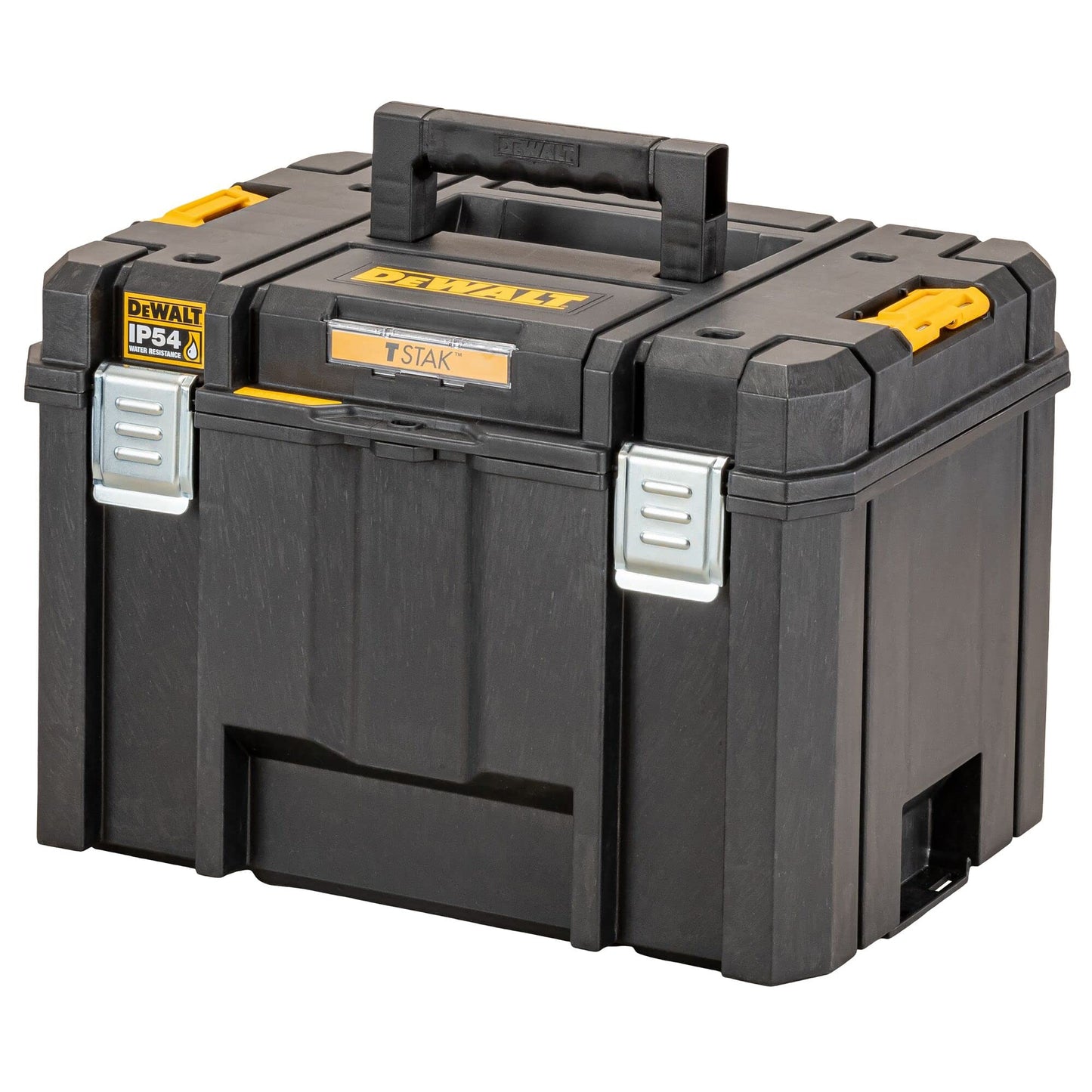 DEWALT DWST83346-1, TSTAK VI - Unità profonda porta elettroutensili con vasca portaoggetti amovibile, cerniere per aggancio laterale.