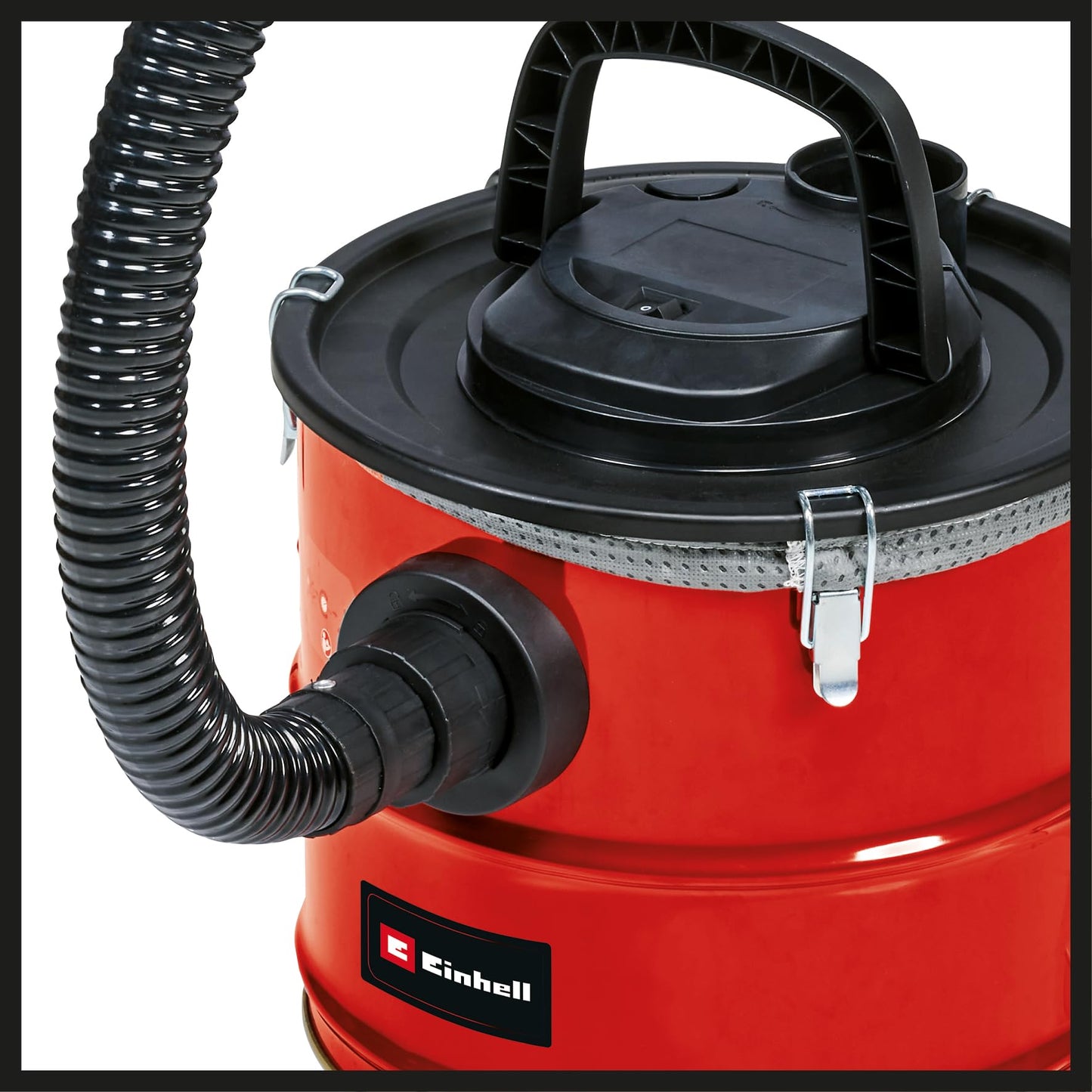 Einhell Aspiracenere Senza sacchetto TC-AV 1718 D (1.200 Watt, Potenza Aspirante 170 Mbar, Serbatoio In Lamiera Da 18 L Con Bloccaggi Rapidi, Prefiltro Per Polveri Sottili E Cartuccia Filtrante)