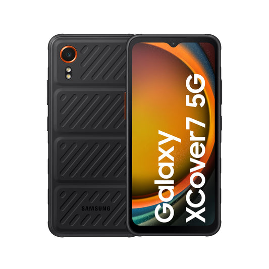 Samsung Galaxy XCover7 5G Smartphone Android Resistenza IP68, Display da 6.6'', RAM 6GB, 128 GB di Memoria Interna Espandibile, Batteria 4.050 mAh, Nero [Versione italiana]