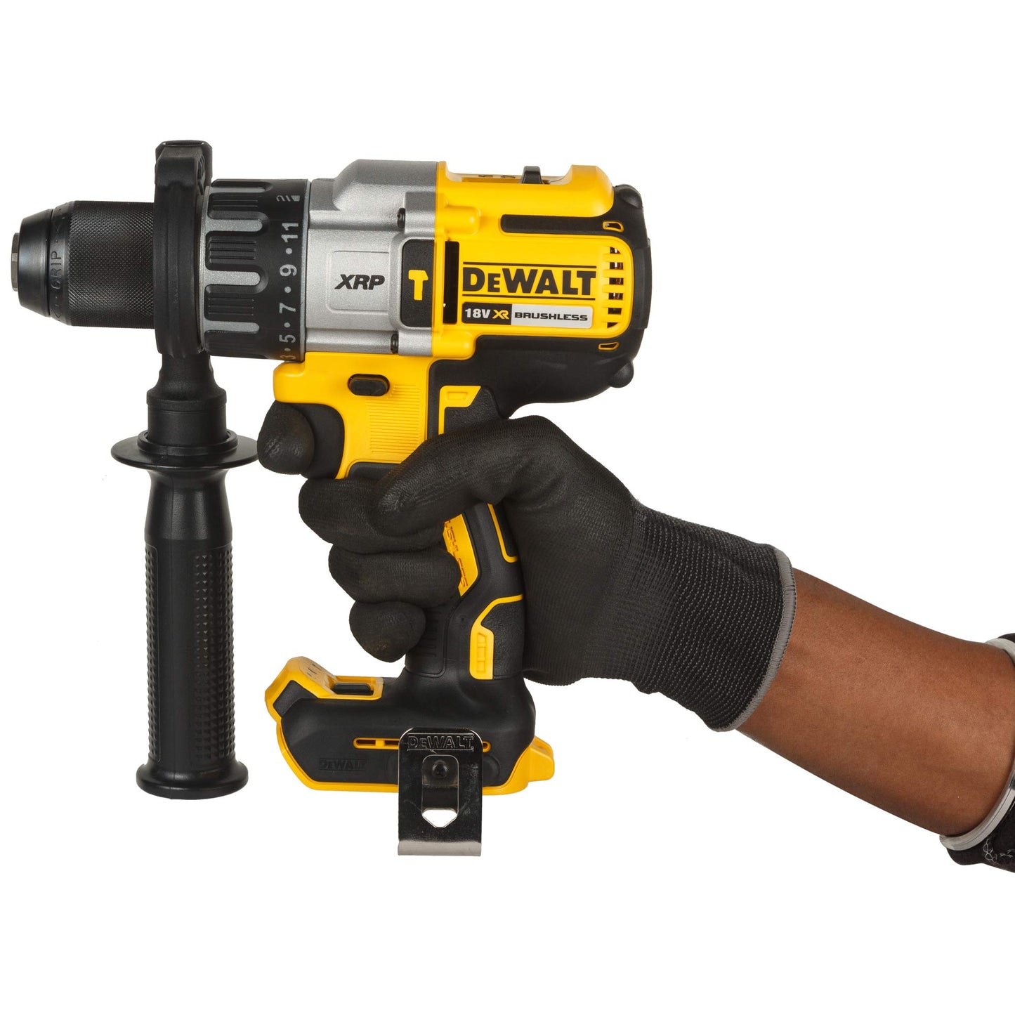 DeWalt DCD996NT-XJ Trapano con Percussione, XRP, 3 Velocità, in TSTAK, senza Batterie e Caricabatteria, Corpo Macchina, Giallo inero, Argento.