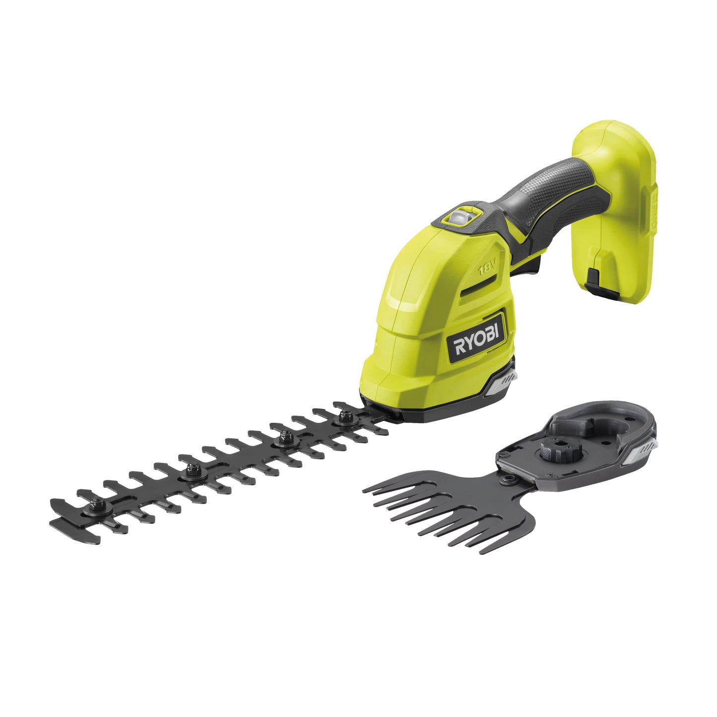 RYOBI - Cesoie per erba (lama 120 mm) / scultore di vegetali (lama 200 mm) 18 V ONE+ - Ideale per la manutenzione e piccoli arbusti - Venduto senza batteria o caricabatterie - RY18GSA-0