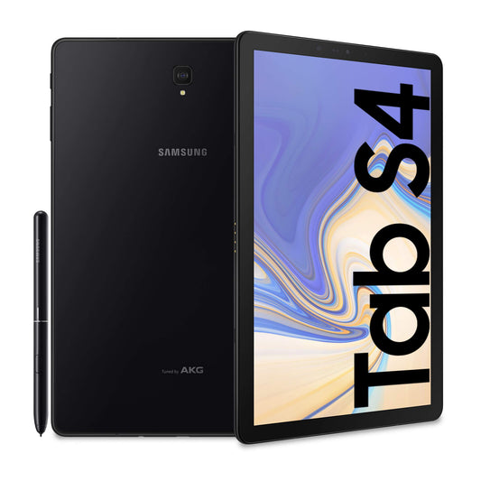 Samsung Galaxy Tab S4 Tablet, 10.5, 64 GB Espandibili, WIFI + Sim Card 4G LTE Nero [Versione Italiana] (Ricondizionato)