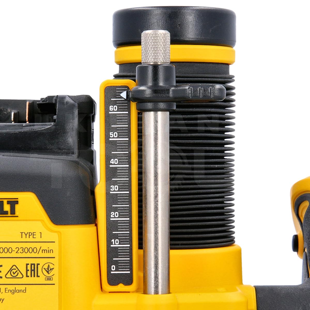 DeWalt DCW620NT 18V XR Cordless Brushless 1/2 "Plunge Router in Tstak VI Deep Carry Case