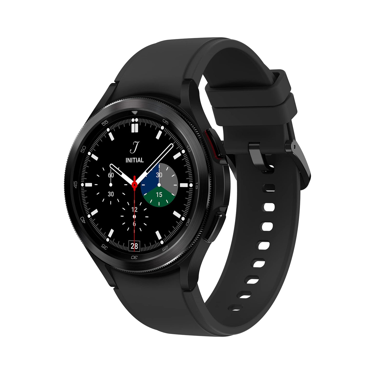 Samsung Galaxy Watch4 Classic 46mm SmartWatch Acciaio Inox, Ghiera Rotante, Monitoraggio Benessere, Fitness Tracker, 2021, Nero [Versione Italiana]