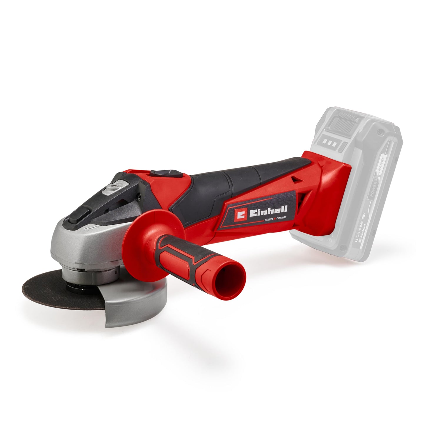 Einhell Smerigliatrice angolare a batteria TC-AG 18/115 Li-Solo Power X-Change (18 V, 115 mm diametro disco, 28 mm profondità taglio, soft start, senza disco, senza batteria)