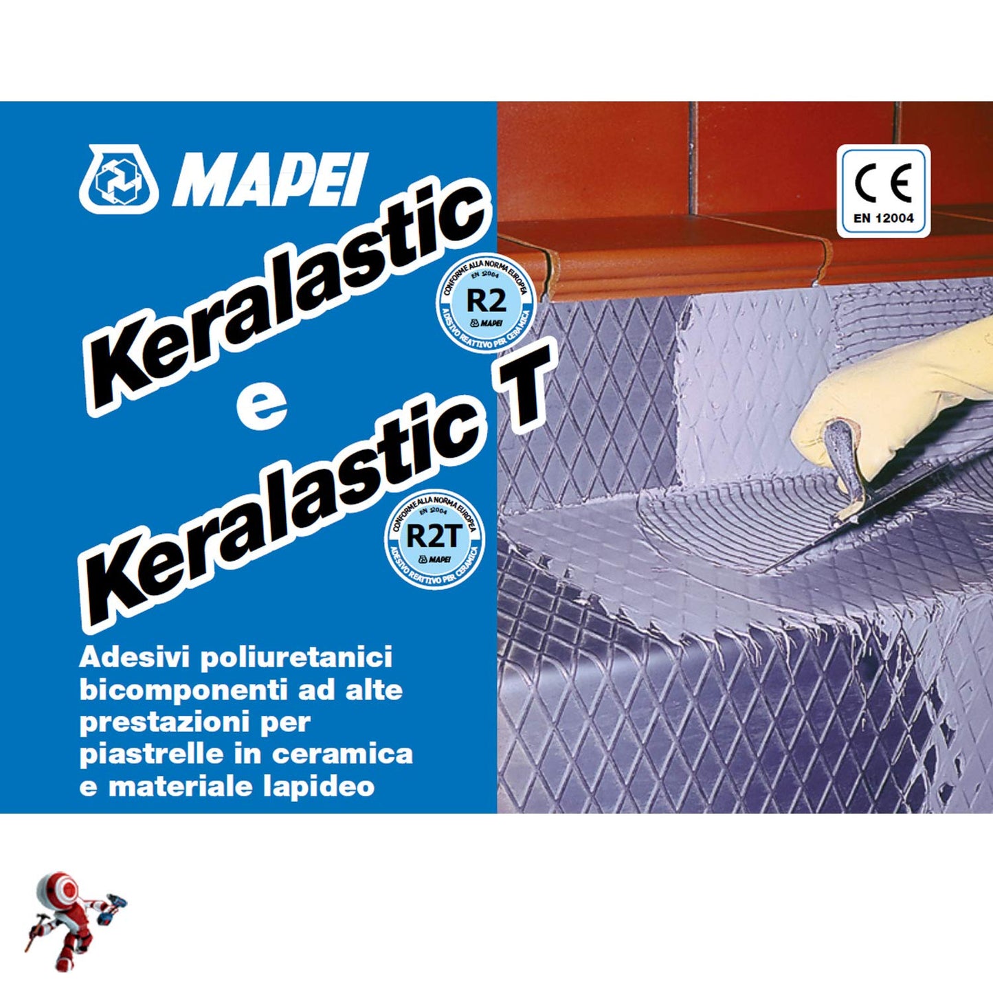 MAPEI KERALASTIC GRIGIO ADESIVO EPOSSI-POLIURETANICO BICOMPONENTE KG.5