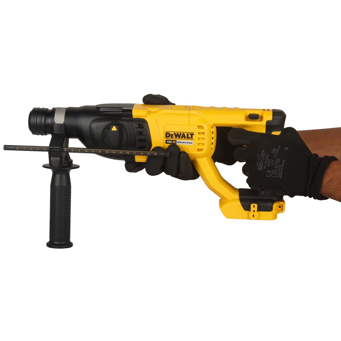 DeWalt Martello Elettropneumatico Brushless XR 18V SDS-Plus 2.6J senza caricabatteria/batteria con custodia TSTAK, Multicolore