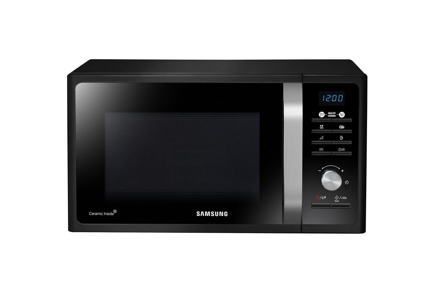 Samsung MG23F301TCK/ET Forno a Microonde Grill a libera installazione Healthy Cooking, Microonde + Grill 800 W + 1200 W, 23 L, Nero, 48.9 x 27.5 x 39.2 cm