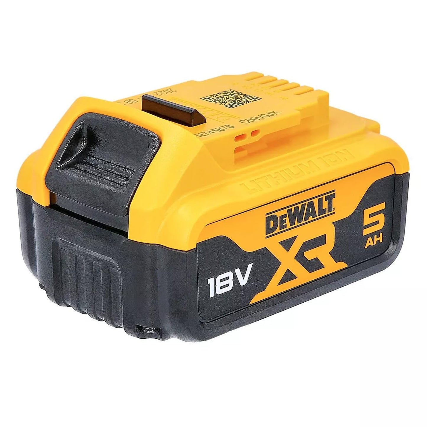 DEWALT DCB184 5.0Ah 18v XR batteria agli ioni di litio + caricatore DCB115, giallo