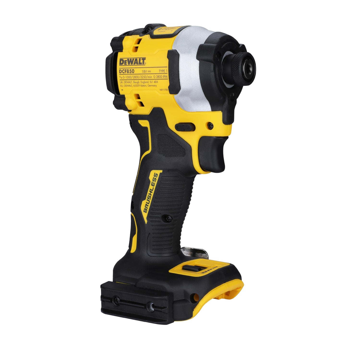 Dewalt Dcf850N-Xj 18V Xr Avvitatore a Percussione Compatto Senza Spazzole, Unità Nuda