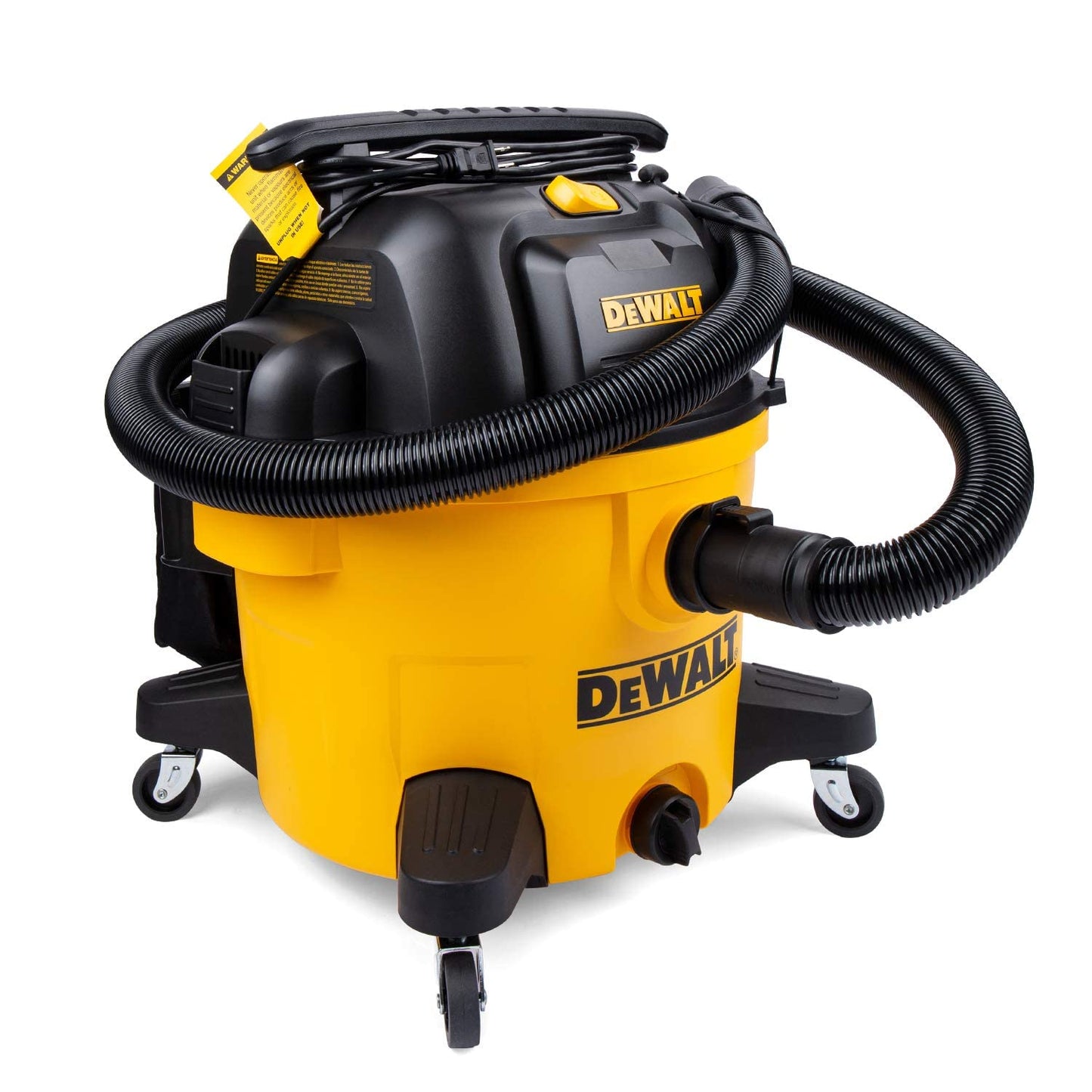 DeWALT EUDXV34P Aspirapolvere a Umido e Secco da 34 l, Poliestere, Giallo