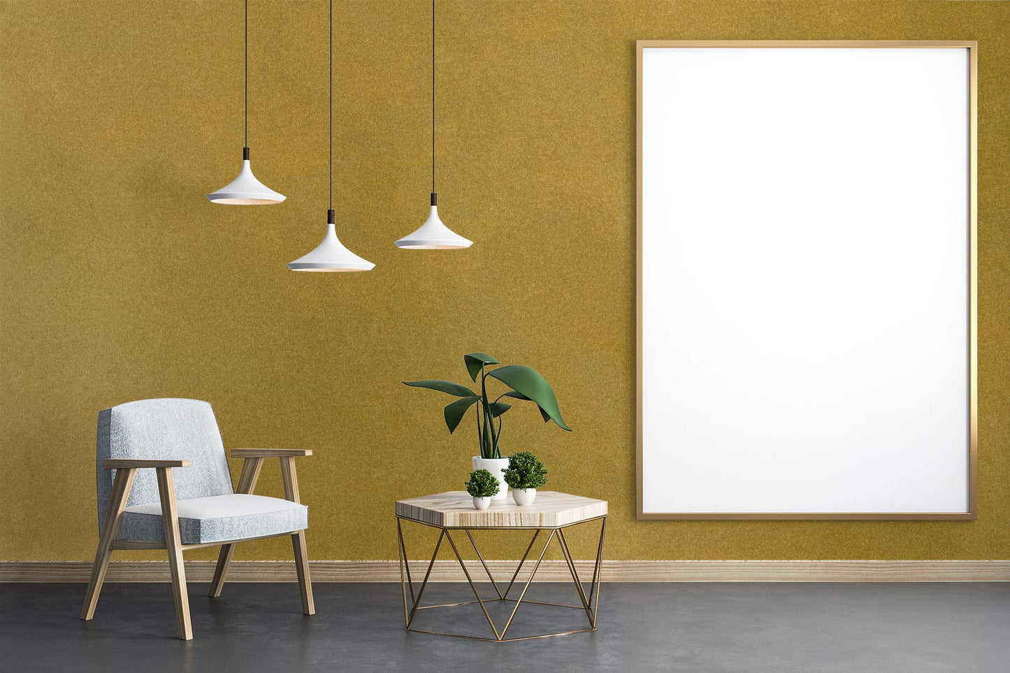 MaxMeyer Pittura colorata lavabile finitura metallizzata per interni Home Color ORO 0,75 L