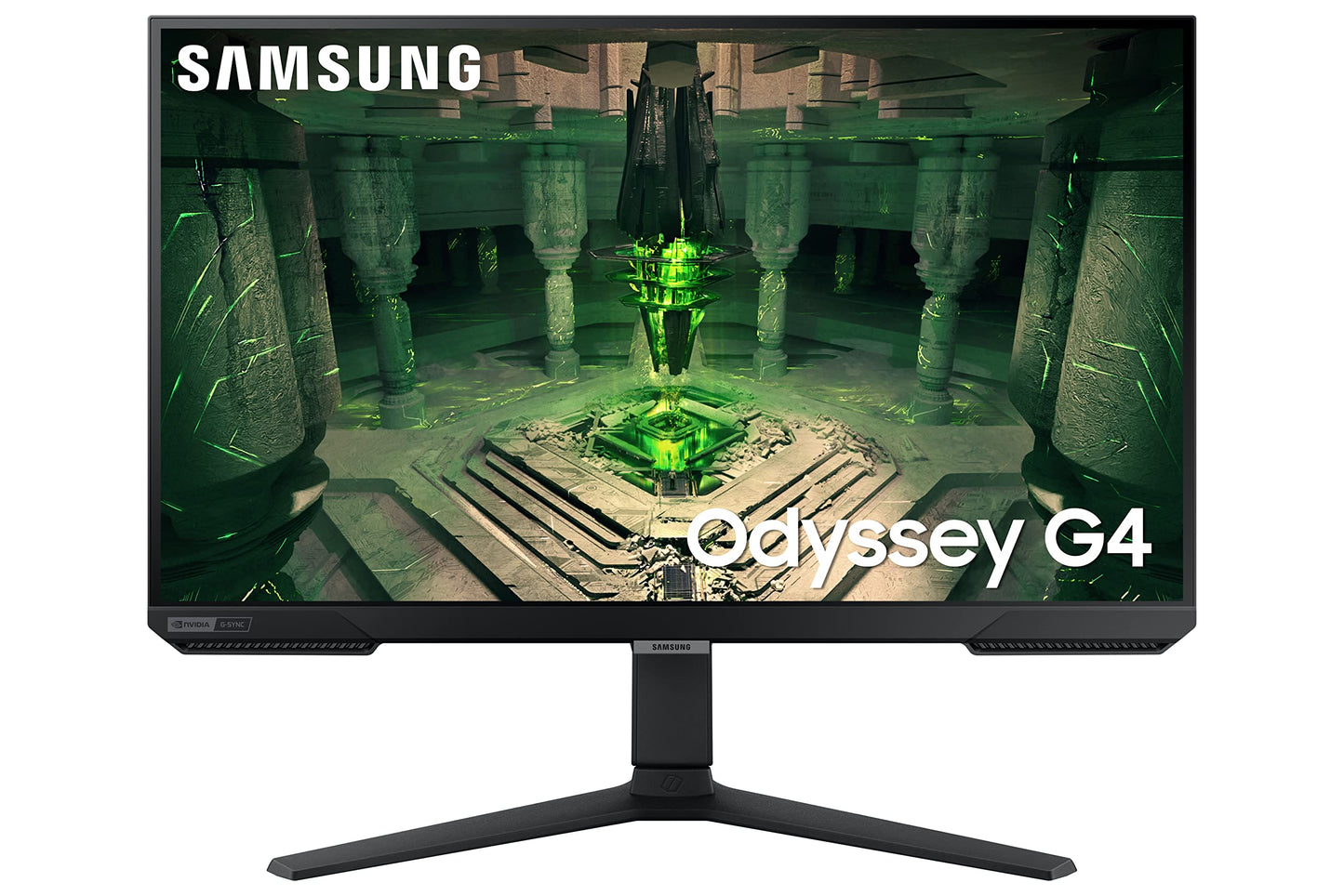 Samsung Monitor Gaming Odyssey G4 (S27BG400), Flat, 27'', 1920x1080 FHD, IPS, 240 Hz, 1 ms, Freesync Premium, G-Sync, HDMI, Display Port, Ingresso Audio, HAS, Pivot, Eye Saver Mode, Flicker Free