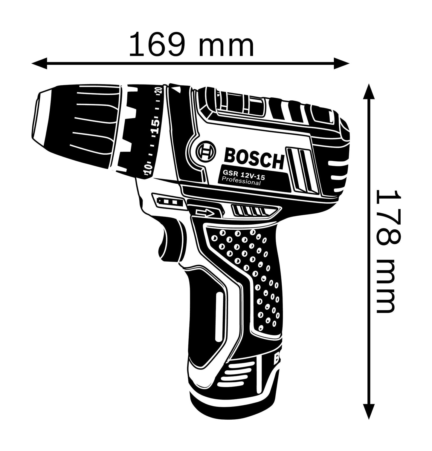 Bosch Professional Sistema 12V Trapano Avvitatore GSR 12V-15, Incl. Batteria 2x2.0 + Caricabatterie, Set Accessori 39 Pz., In Borsa, Amazon Exclusive Set