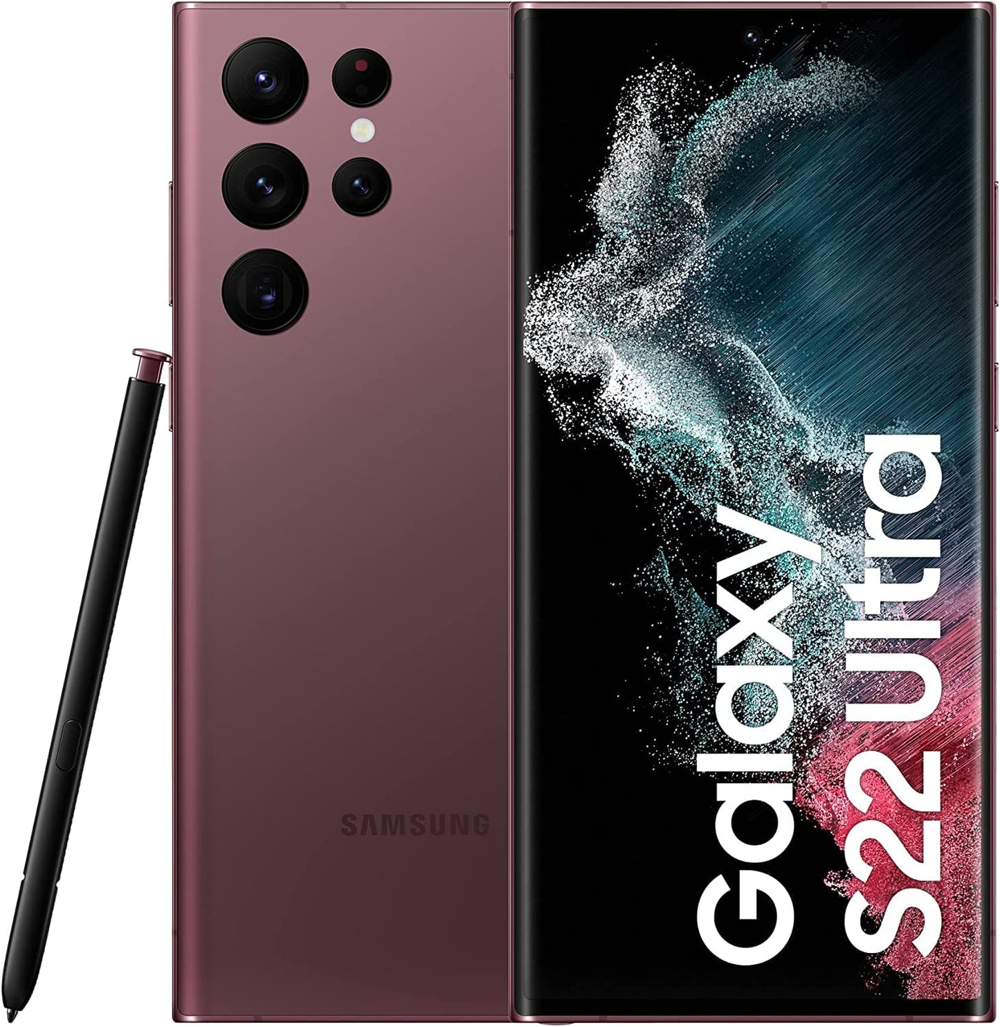 Samsung S908B/DS Galaxy S22 Ultra 5G, Dual, 256GB 12GB RAM, Burgundy