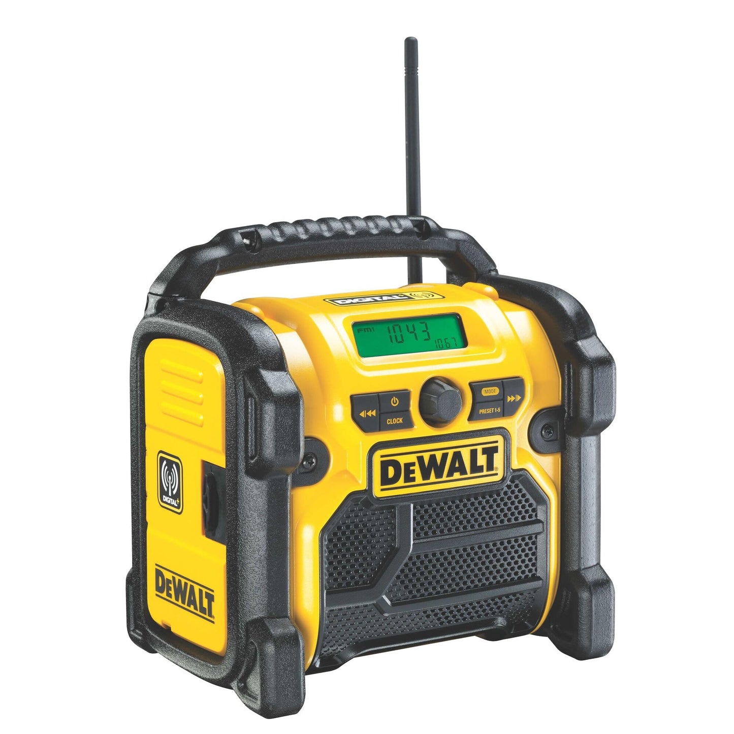 DEWALT Radio Stereo digitale FM e DAB+ (digital audio broadcasting), DCR020-QW