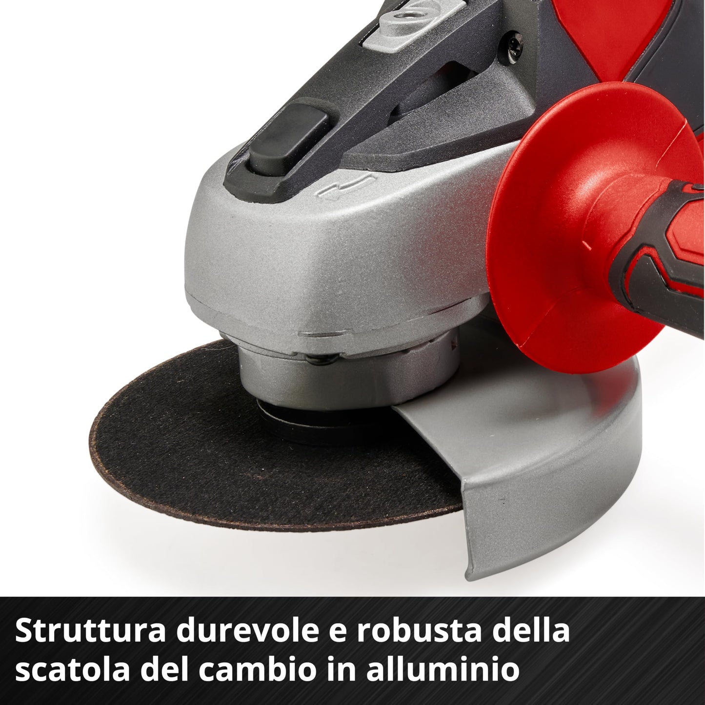 Einhell Smerigliatrice angolare a batteria TC-AG 18/115 Li-Solo Power X-Change (18 V, 115 mm diametro disco, 28 mm profondità taglio, soft start, senza disco, senza batteria)