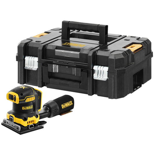 DEWALT Levigatrice orbitale 1/4 di foglio 18V, DCW200NT-XJ