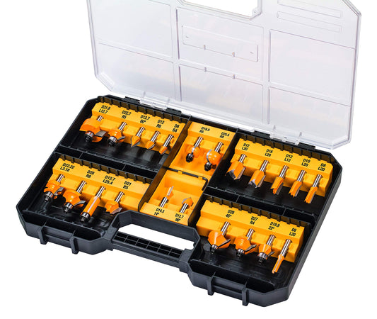 DEWALT DT90017-QZ Set Da 22 Frese Per Legno