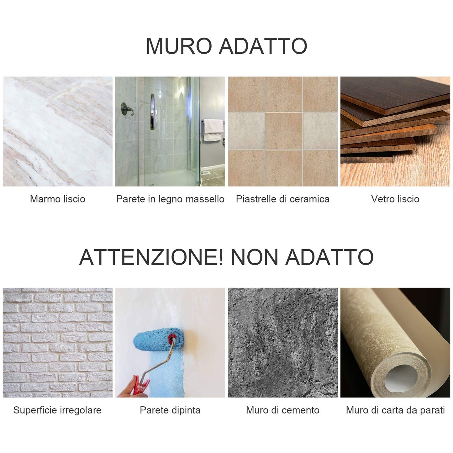 ZUNTO Bagno Portasciugamani 40CM Autoadesivo Per Porta Salviette in Acciaio Inossidabile Porta Asciugamano