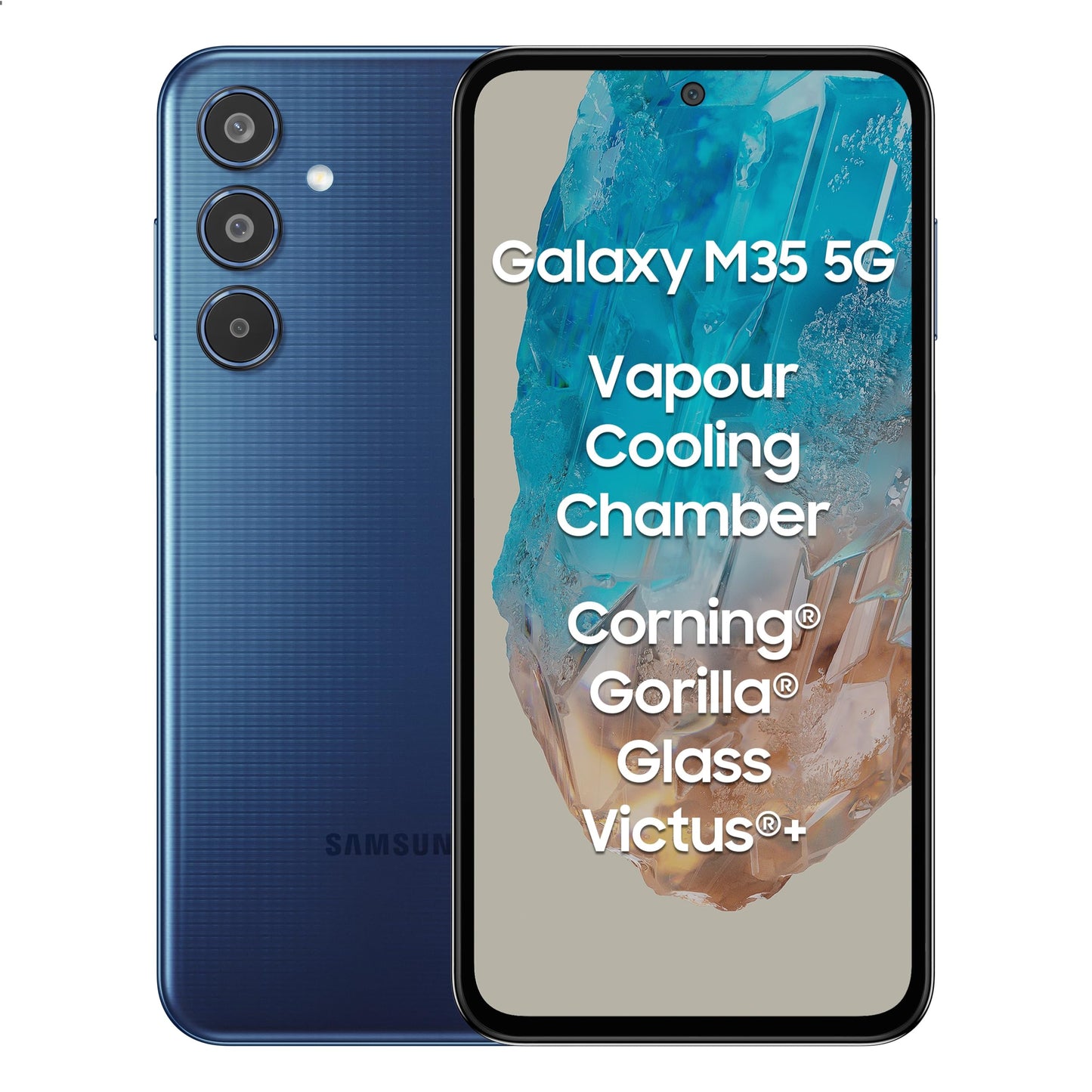 SAMSUNG Galaxy M35 5G 6GB/128GB Blu (Dark Blue) Doppia SIM SM-M356B