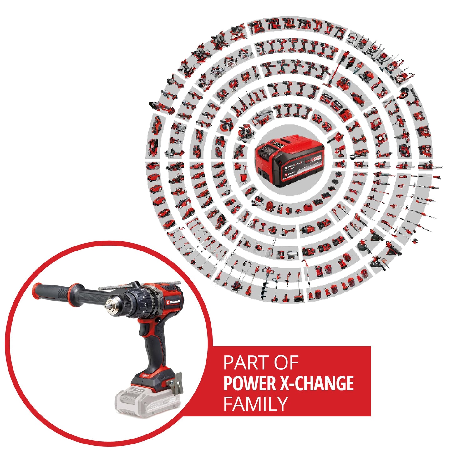 Einhell Professional Trapano a percussione a batteria TP-CD 18/120 Li BL-Solo Power X-Change (18 V, Brushless, 120 Nm, funzione percussione, mandrino 13 mm, 2 vie, senza batteria)