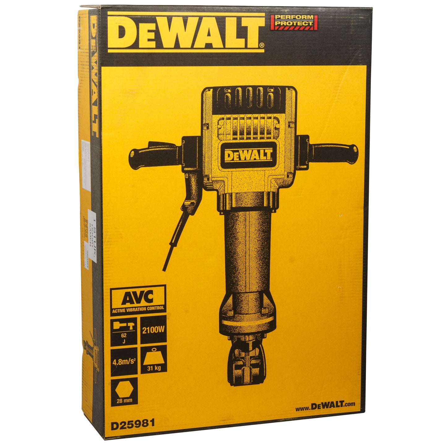 DEWALT MARTELLO DEMOLITORE 2100W 31kg, D25981K-QS