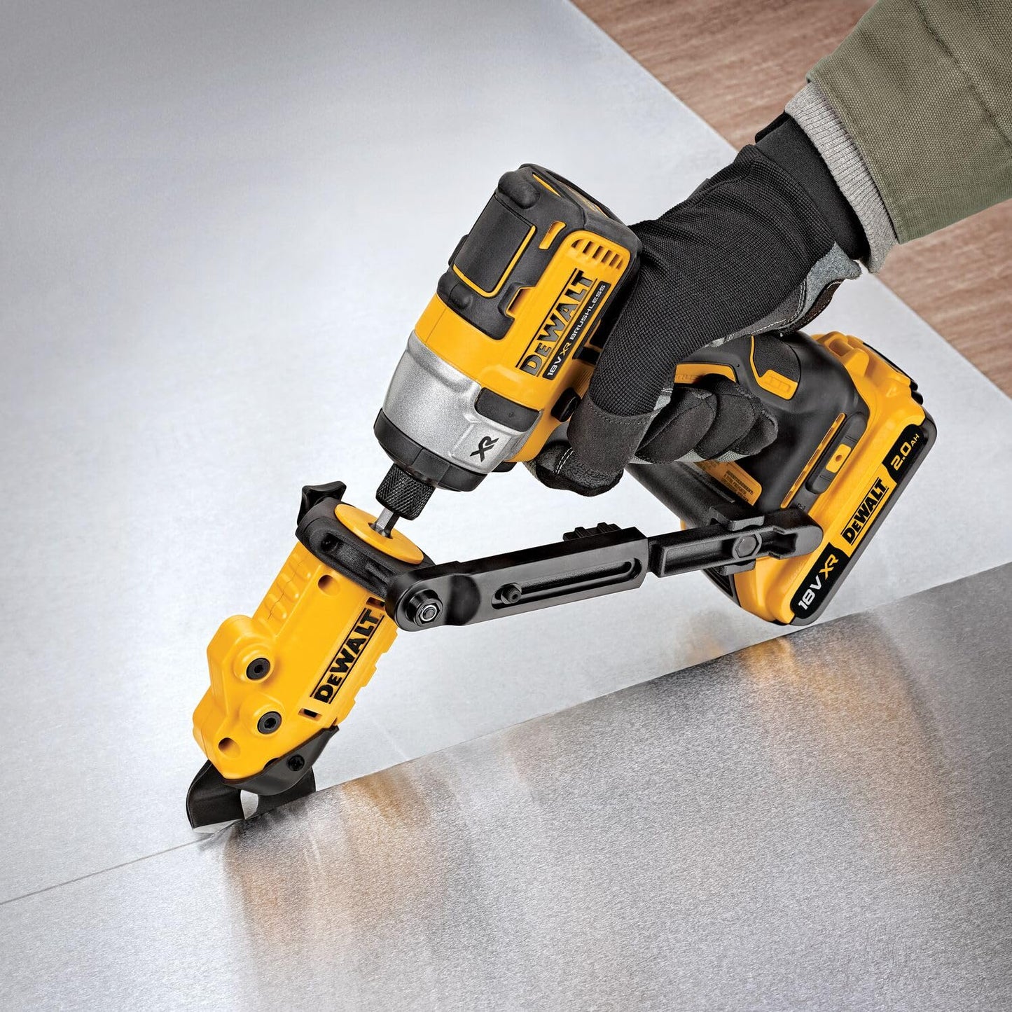 DEWALT DT70620-QZ Accessorio Cesoia, Traforma il Trapano o L’Avvitatore [Classe di efficienza energetica A+]