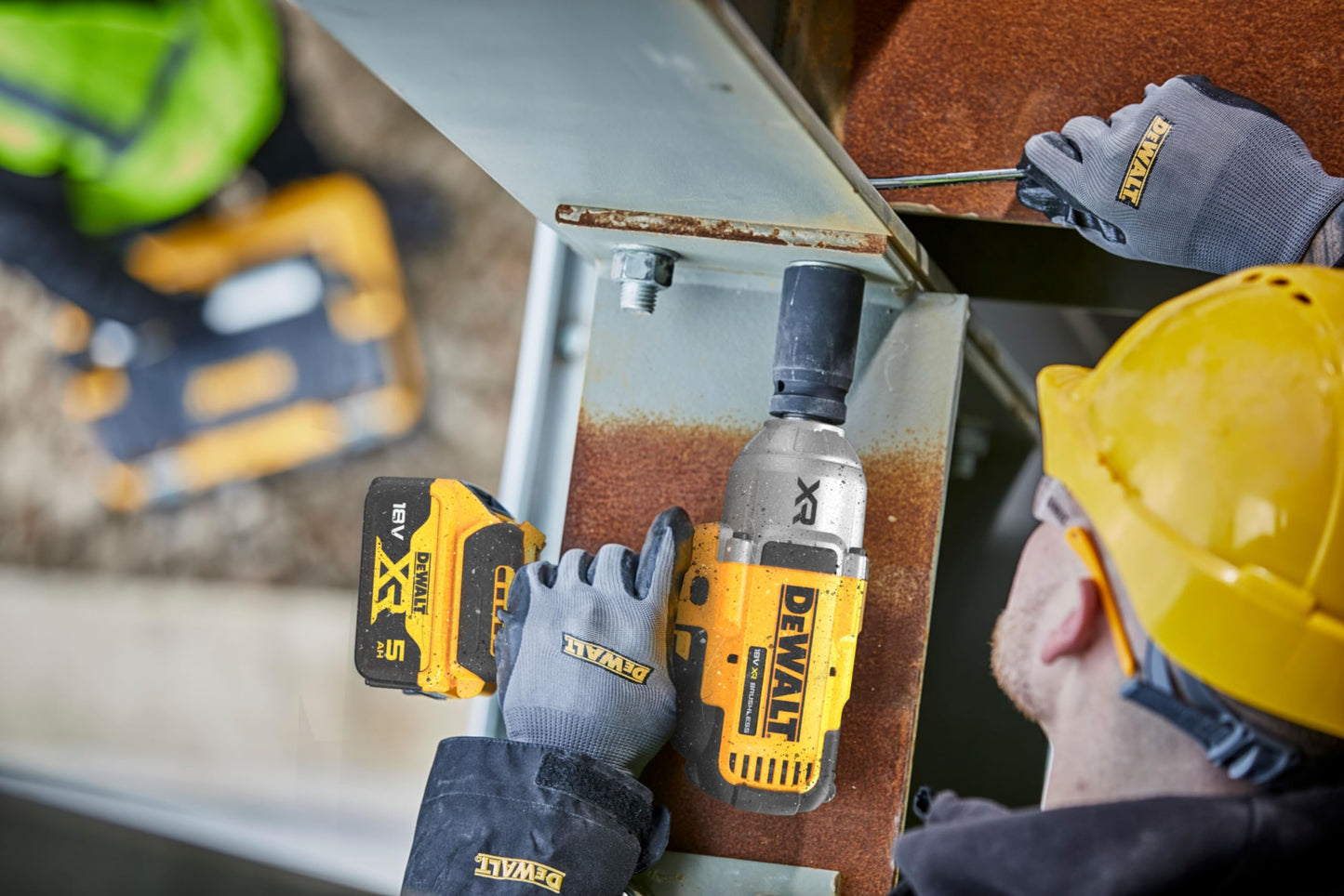 Dewalt Dcf900N-Xj 18V Xr Avvitatore a Percussione Hog Ring High Senza Spazzole da 1/2", Unità Nuda